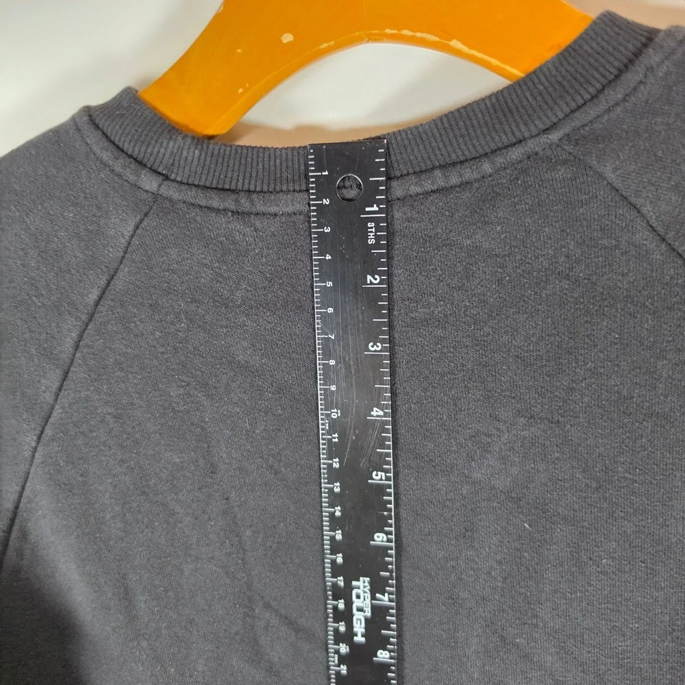 The North Face Men's Graphic Injection Crewneck Sweatshirt Black Big Logo Size S